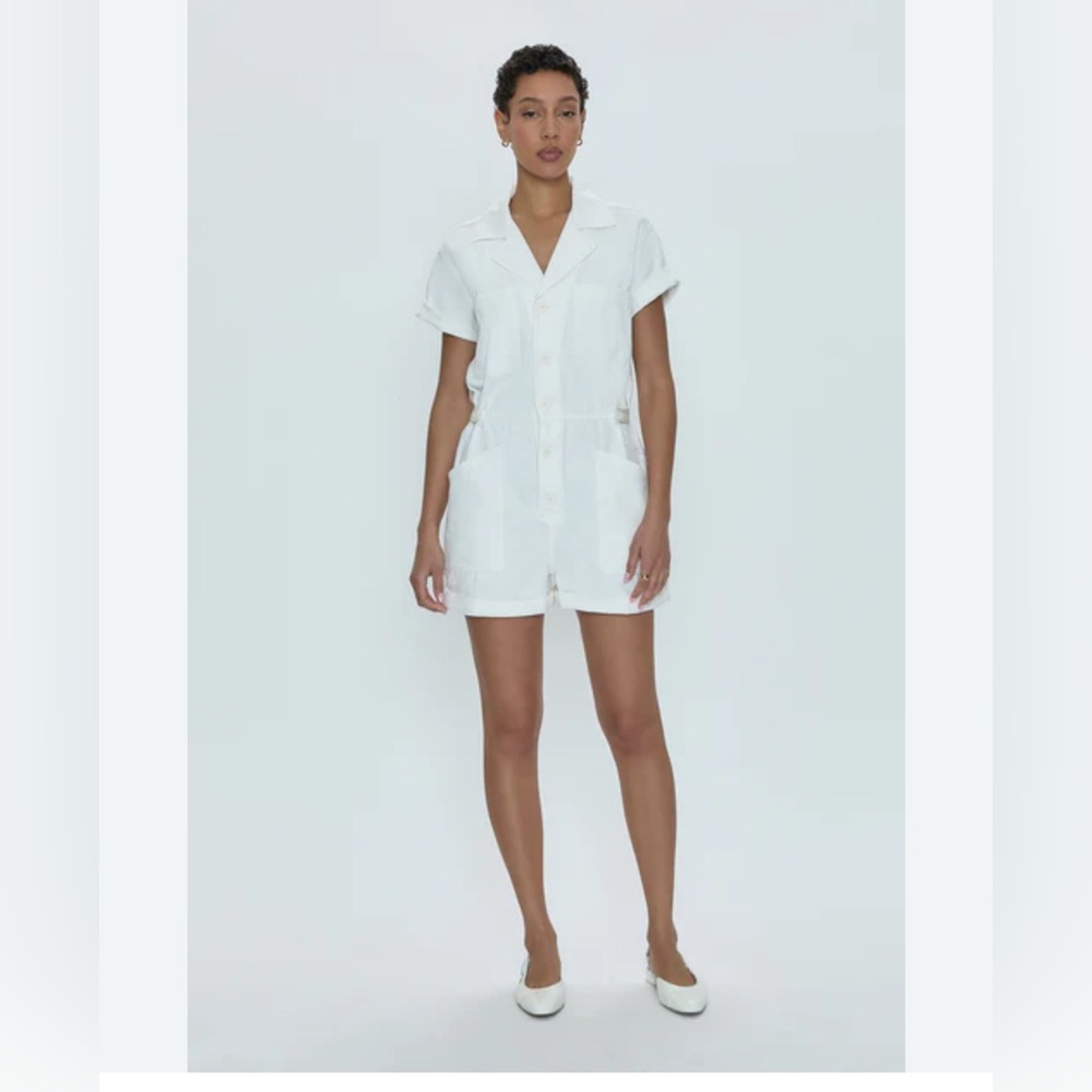 Pistola Parker Romper- white small